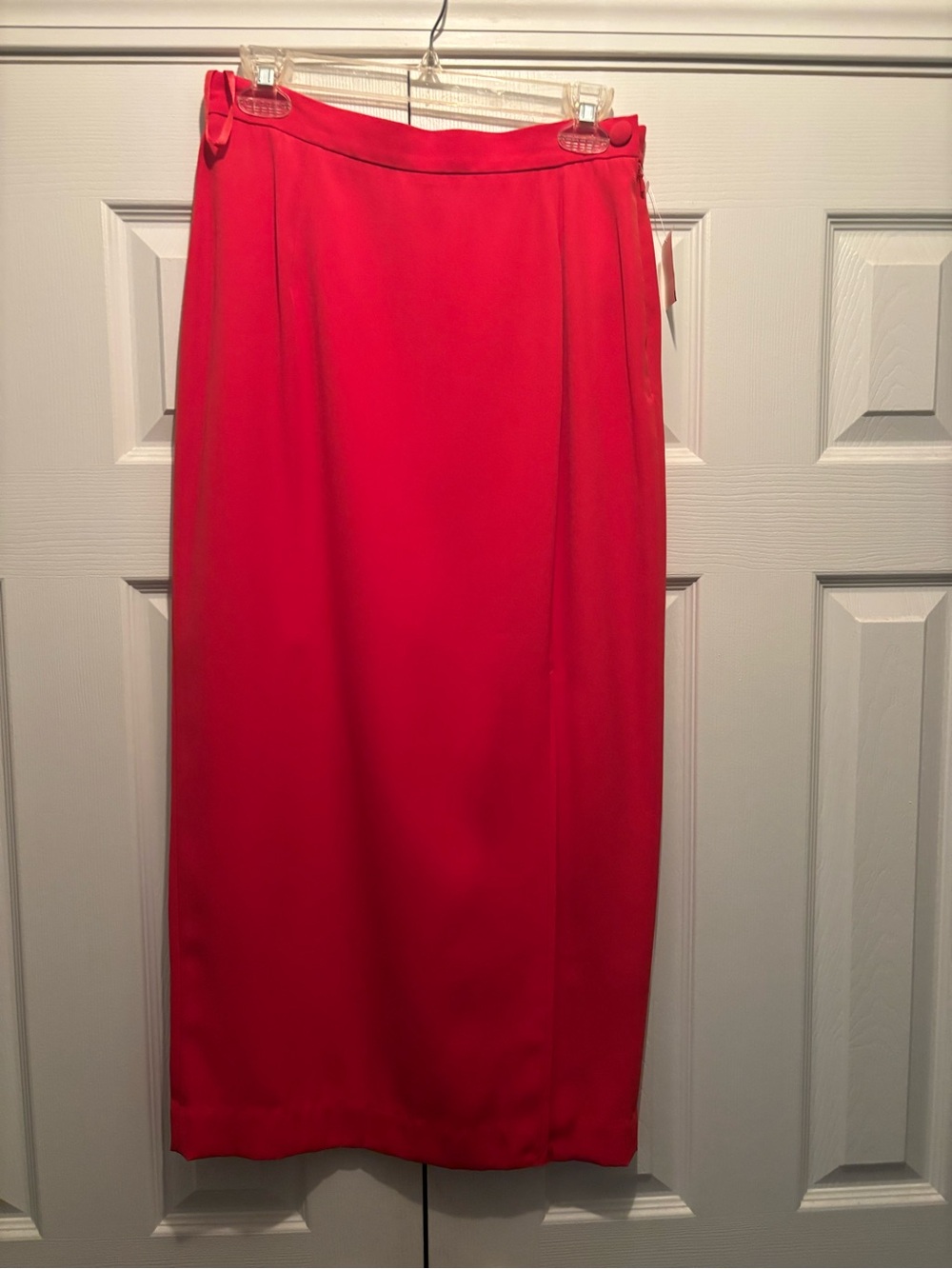 Classic Fuchsia Midi Skirt